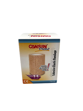 Самофиксирующийся еластичний бинт Cansin Plast 7,5 см х 4,5м к.437 фото