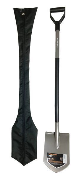 Чохол чорний на лопату Fiskars Ergonomic 131427 (1066708) 131427 фото