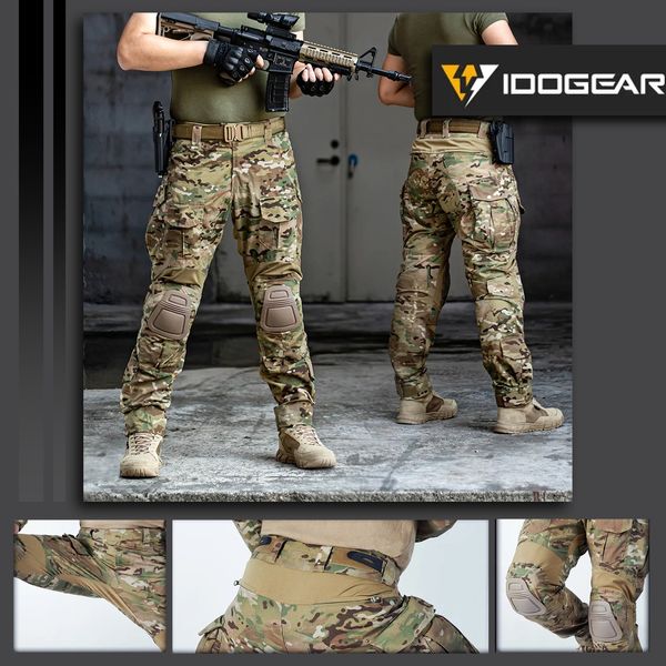 Брюки IDOGEAR G3 V2 Combat Suit & Pants IG-PA3205 с наколенниками Multicam размер Л IG-PA3205 фото