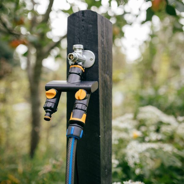 Трійник для крана Fiskars Comfort 2 виходи (1070577) 1070577 фото