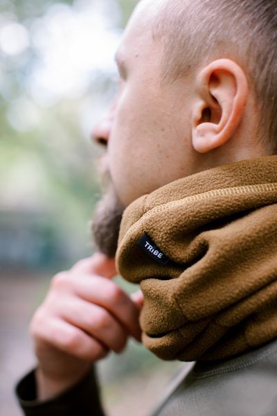 Повязка флисовая Tribe Neck Warmer T-KF-0024-coyote, L-XL T-KF-0024-coyote-L-XL фото