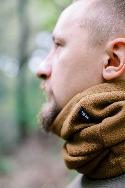 Повязка флисовая Tribe Neck Warmer T-KF-0024-coyote, L-XL T-KF-0024-coyote-L-XL фото