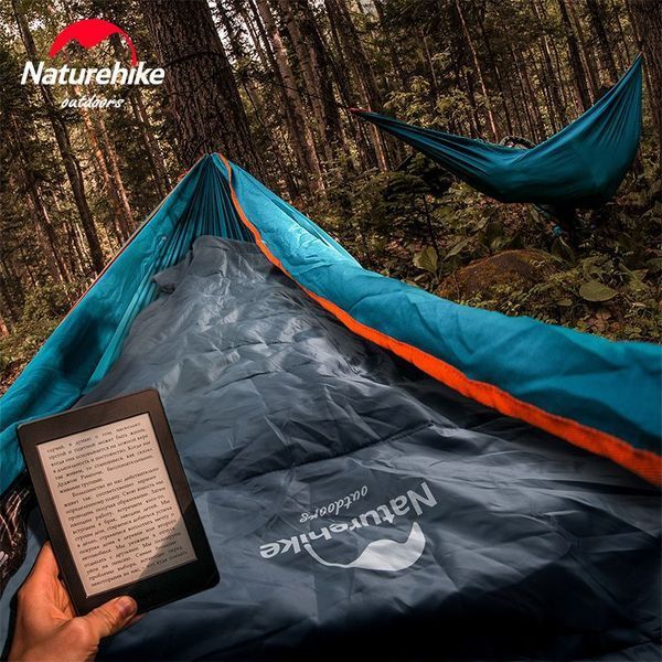 Спальный мешок Naturehike Y150L NH21MSD08, левый, серо-голубой 6975641888734 фото