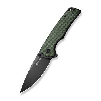 Ніж складаний туристичний Sencut Praktisk, (9.1 см) 9Cr18MoV / Micarta темно-зелений S24019-3 фото