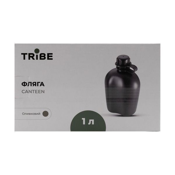 Фляга Tribe Canteen пластикова T-FE-0022-olive T-FE-0022-olive фото