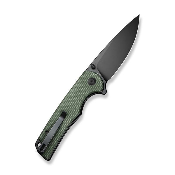 Ніж складаний туристичний Sencut Praktisk, (9.1 см) 9Cr18MoV / Micarta темно-зелений S24019-3 фото