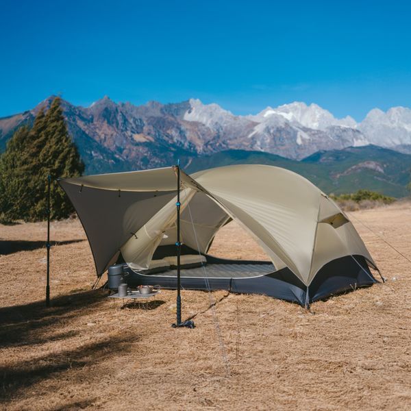 Палатка двухместная ультралегкая Naturehike Mongar UL CNK2550WS016, коричневая 6927595770399 фото