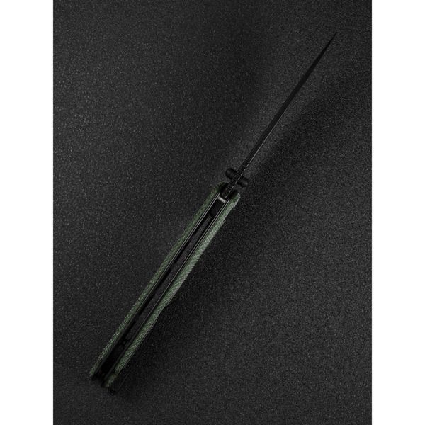 Ніж складаний туристичний Sencut Praktisk, (9.1 см) 9Cr18MoV / Micarta темно-зелений S24019-3 фото