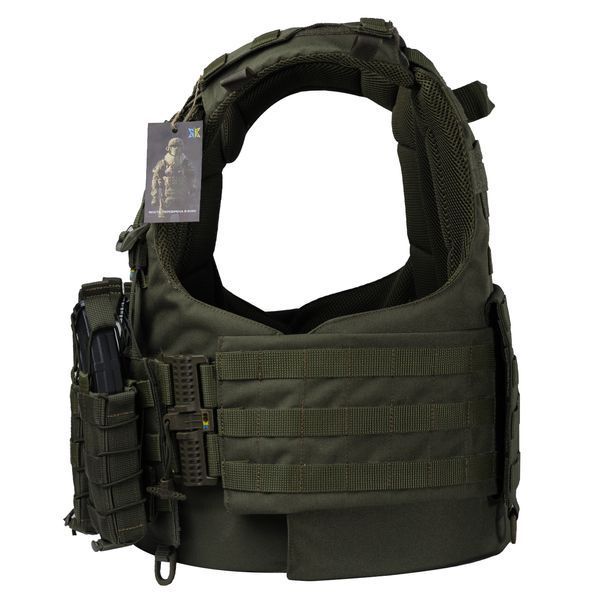 Плитоноска Warmor gen.4. 4 підсумка. Олива. 3870 фото