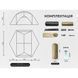 Палатка двухместная ультралегкая Naturehike Mongar UL CNK2550WS016, коричневая 6927595770399 фото 12