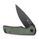 Ніж складаний туристичний Sencut Praktisk, (9.1 см) 9Cr18MoV / Micarta темно-зелений S24019-3 фото 3