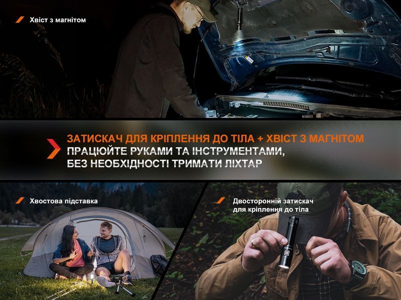 Ліхтар ручний Fenix E28R V2.0 E28RV20 фото