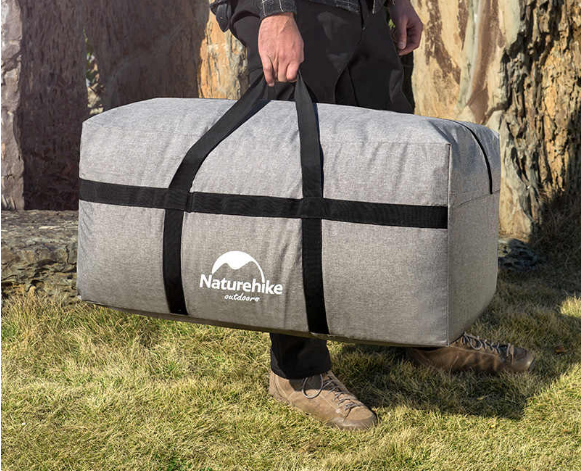 Сумка для зберігання портативна Naturehike NH17S021-L, 100 л, світло-сірий 6927595724927 фото