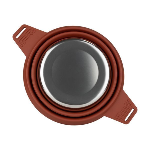 Каструля Tribe Collapsible Pot 2,5 л силіконова T-FF-0025, brown T-FF-0025-brown фото