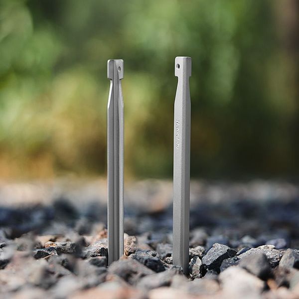 Кілки алюмінієві Naturehike CNK2300ZP016, 20 см , сріблясті (8 шт) 6976023925030 фото