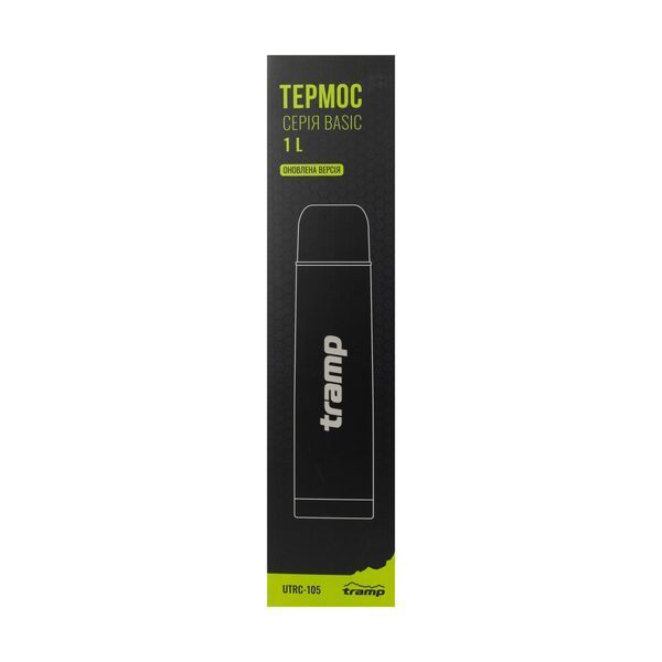 Термос TRAMP Basic 1 л UTRC-105, black UTRC-105-black фото