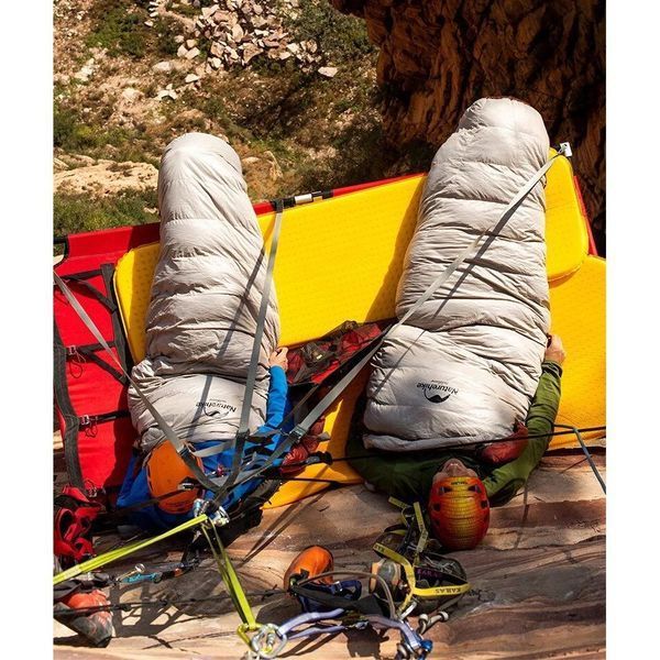 Спальник с натуральным пухом Naturehike Snowbird NH20YD001, р-р M, коричневый 350 г 6927595762127 фото