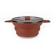 Каструля Tribe Collapsible Pot 2,5 л силіконова T-FF-0025, brown T-FF-0025-brown фото 1