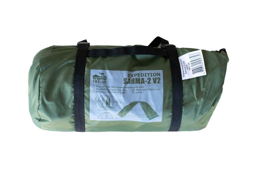 Палатка Tramp Sarma 2 (v2) green UTRT-030 UTRT-030-green фото