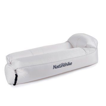 Матрац, ламзак надувний Naturehike NH20FCD06, 180х70х52 см, сірий, має чохол-рюкзак 6927595747506 фото