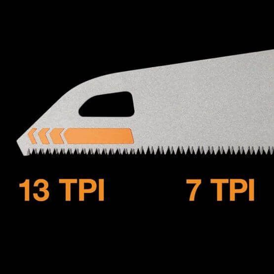 Ручна пилка Fiskars PowerTooth 550 мм, 9 TPI 1062917 1062917 фото
