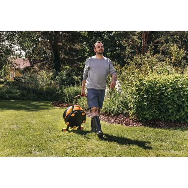 Автоматическая катушка со шлангом Fiskars XL с роликами (1067548) 1067548 фото