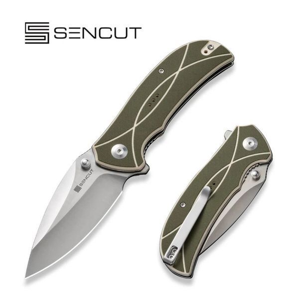 Ніж складаний туристичний Sencut Hyrax, (8.4 см) 9Cr18MoV / G10 сірий S23097-2 фото