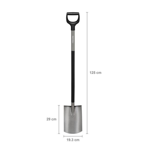 Лопата з заокругленим лезом Fiskars Ergonomic (1066710) 1066710 фото