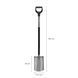 Лопата з заокругленим лезом Fiskars Ergonomic (1066710) 1066710 фото 2
