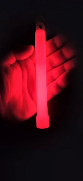 Химический источник света Lightstick 15см аварийный свет ХИС красный YC1516 фото