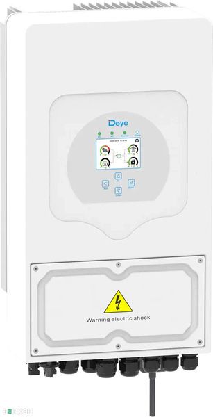 Інвертор гібридний Deye 6 кВт 1 фаза 2 MPPT (SUN-6K-SG03LP1-EU) SUN-6K-SG03LP1-EU фото