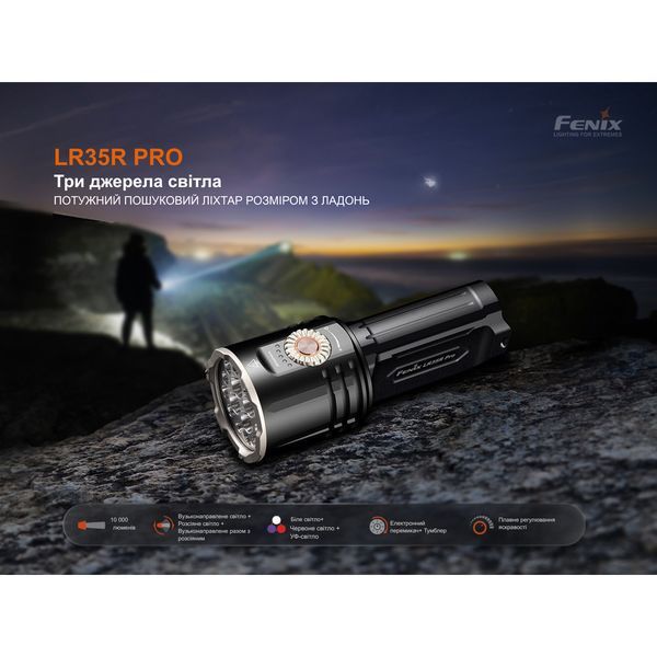 Ліхтар пошуковий ручний Fenix LR35R PRO LR35RPRO фото