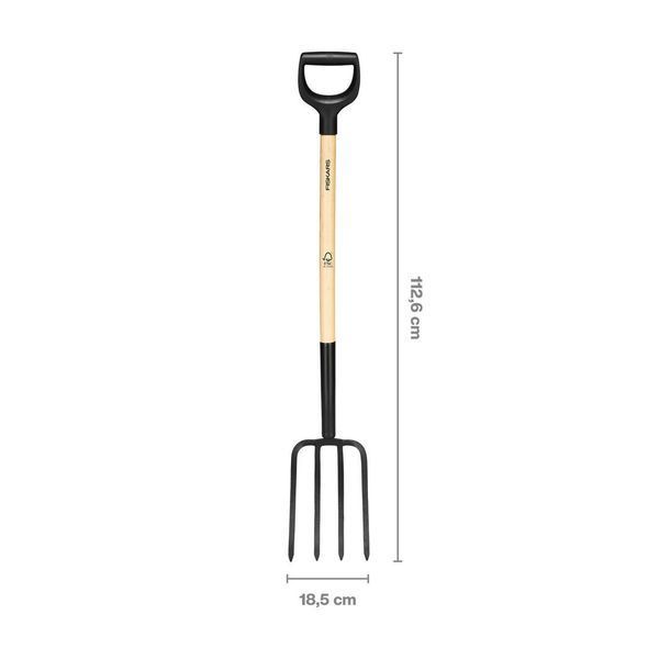 Вилы садовые с деревянной ручкой Fiskars Solid&trade; 1070676 1070676 фото