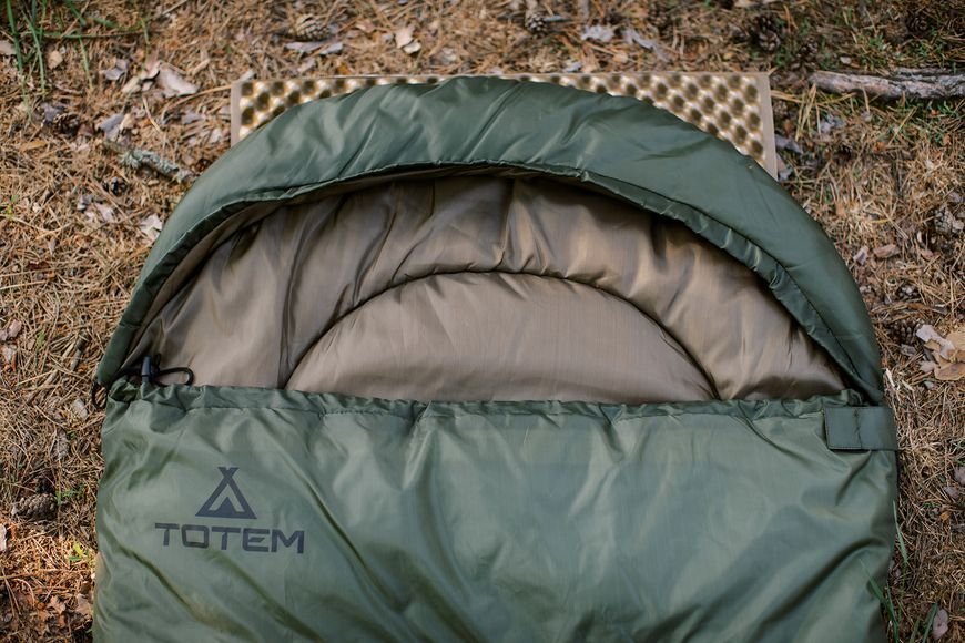 Спальный мешок Totem Hunter кокон левый olive 220/60-55 UTTS-004 UTTS-004-L фото