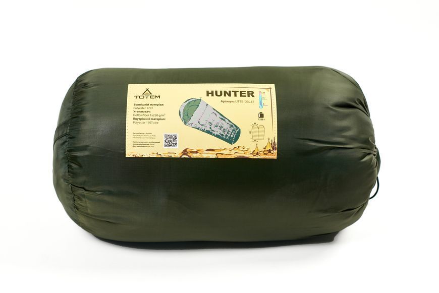 Спальный мешок Totem Hunter кокон левый olive 220/60-55 UTTS-004 UTTS-004-L фото