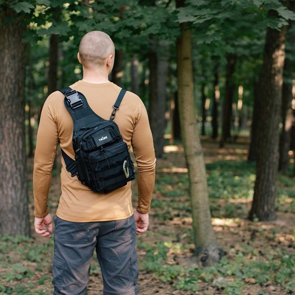 Сумка через плечо Tribe Sling Pack 6,5L T-IE-0003, black T-IE-0003-black фото