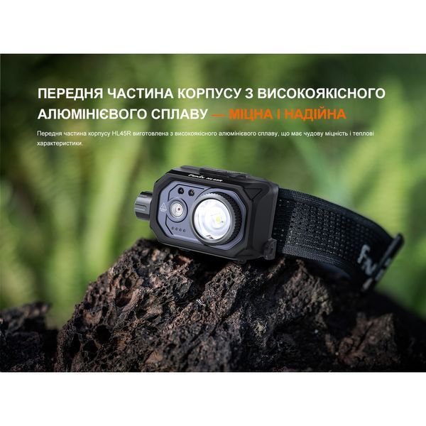 Ліхтар налобний Fenix HL45R LED з безконтактним датчиком HL45RLED фото