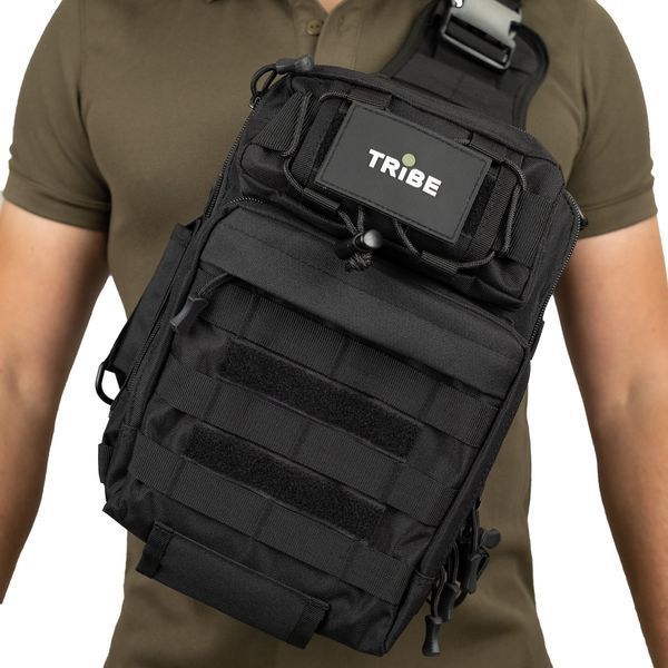 Сумка через плечо Tribe Sling Pack 6,5L T-IE-0003, black T-IE-0003-black фото