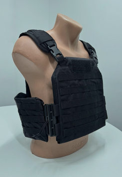Бронежилет Plastoon Plate Carrier тип В-4 4 клас ДСТУ 8782:2018 Black M/L/XL 4050 фото