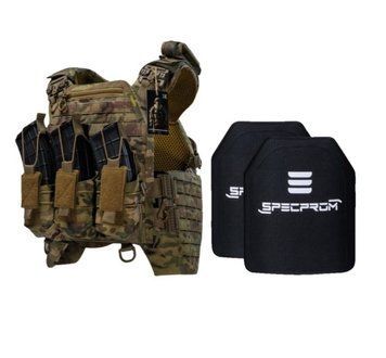 Бронежилет BOGUNKA SPECPROM AL2O3 Plate, 6-й клас. Мультикам (00000002648) 4190 фото