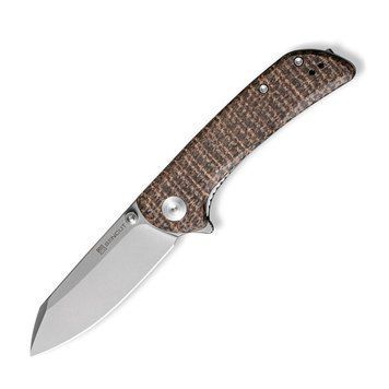 Ніж складаний кишеньковий Sencut Fritch, (7.6 см) 9Cr18MoV / Micarta коричневий S22014-3 фото