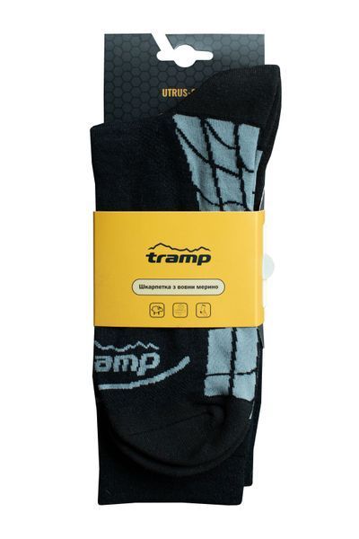 Носки из шерсти мерино Tramp UTRUS-004-black, 41/43 UTRUS-004-black-41/43 фото