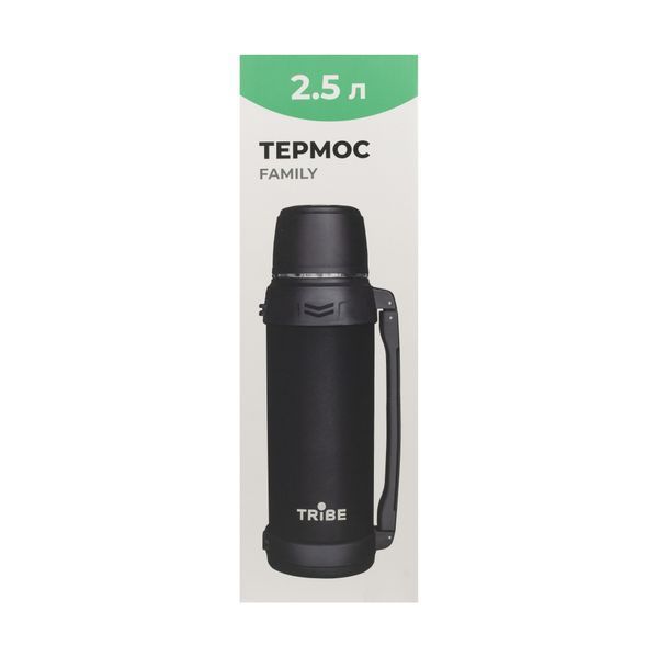 Термос Tribe Family line 2.5 л T-DG-0002, black T-DG-0002-black фото