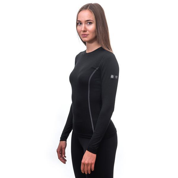 Термофутболка жіноча Sensor Merino Active LS black 11109024, SW11MA-black-S SW11MA-black-S фото