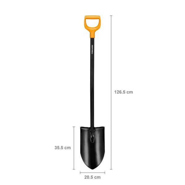 Лопата штикова подовжена Fiskars Solid XL (1067517) 1067517 фото