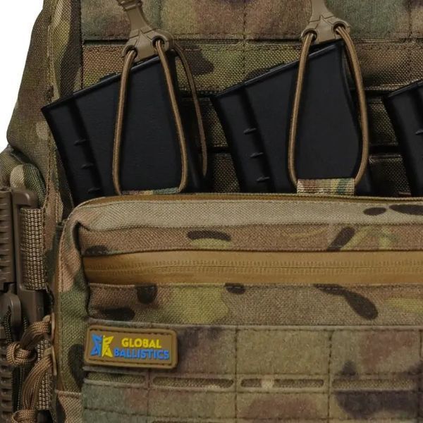 Плитоноска Warmor Gen.6. Мультикам. Органайзер комбинирований под 3 магазина (00000003403) 4806 фото