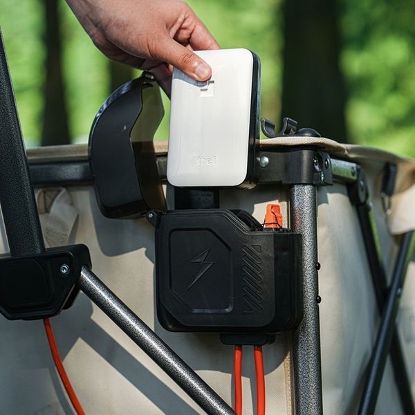 Акумуляторний візок Litheli з двигуном від павербанку (УМБ Litheli Power Bank 20000 mAh, 45 W в комплекті) U20HW01-0U115 фото