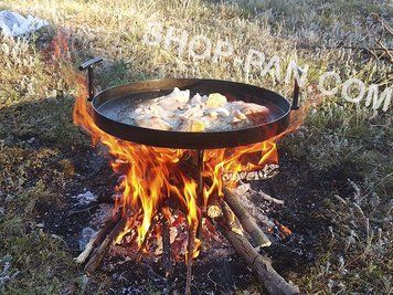 Сковорода з диска борони зі знімними ручками SP00100 фото