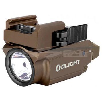 Ліхтар пістолетний з ЛЦВ Olight Baldr Mini-DT (600люмен, 1режим, магнітна зарядка), desert, комплект 7-1048_desert фото