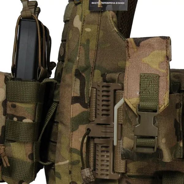 Плитоноска Warmor Gen.6 PRO MAX. Мультикам. Максимальний набір підсумків (00000003404) 4807 фото